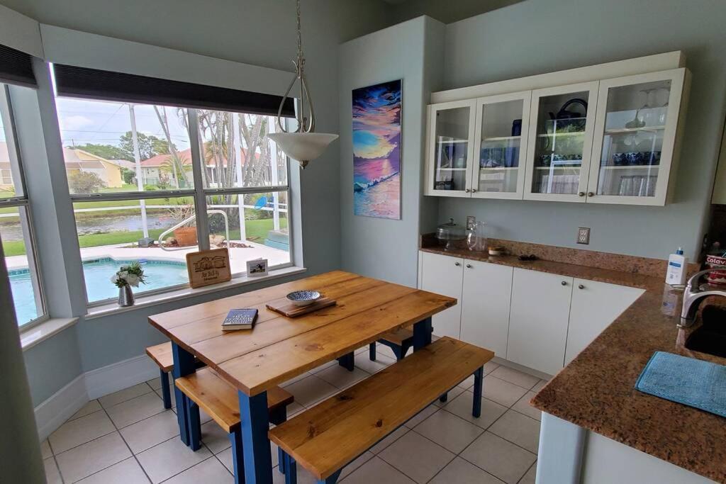 Our Beautiful Florida Vacation Home With Heated Pool Port St. Lucie Ngoại thất bức ảnh